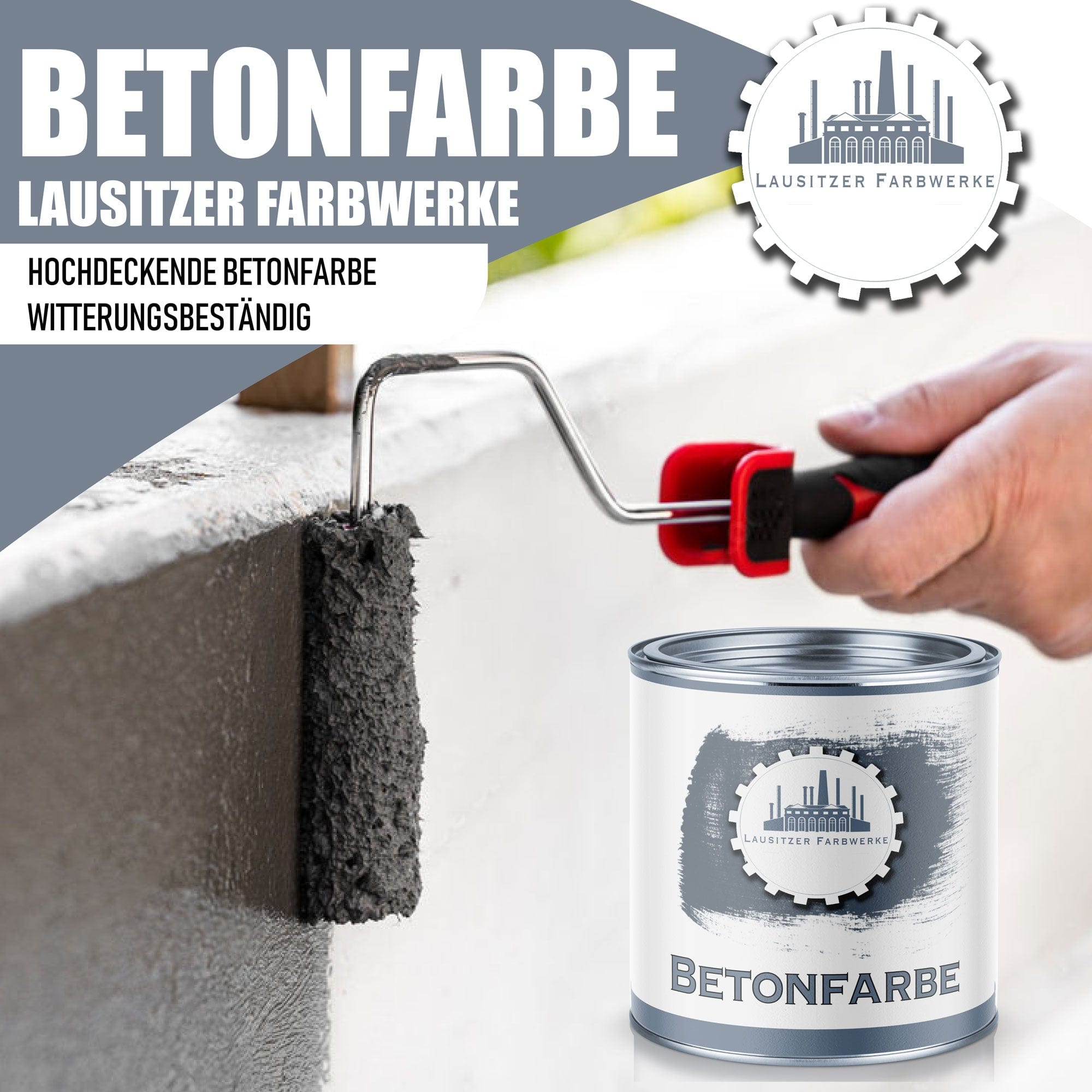 Lausitzer Farbwerke Lacke & Beschichtungen Lausitzer Farbwerke Betonfarbe - Traditionelle Fassadenfarbe